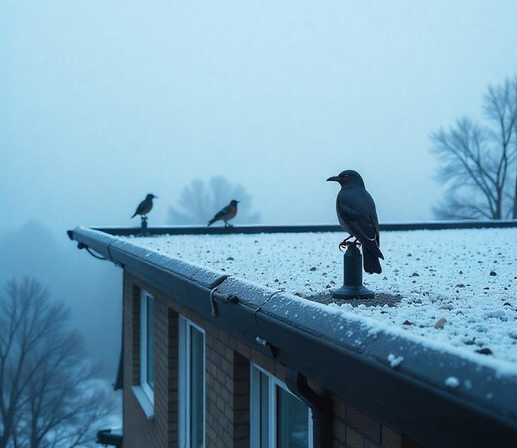 Vogelwering (preventie tegen vogels onder het dak) 2 Vogelwering dak