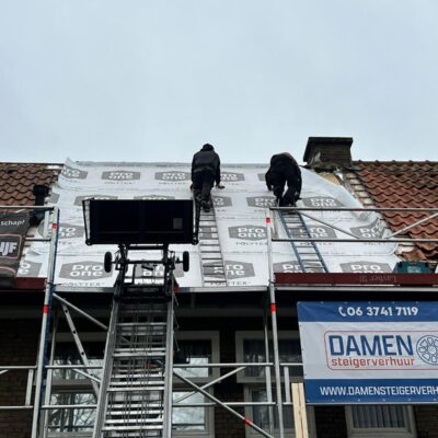 Dak herstellen na brand