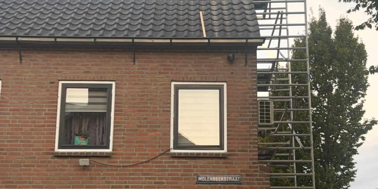 Schoorsteen verwijderen Den Bosch met steiger opbouw - A&M Klussenbedrijf